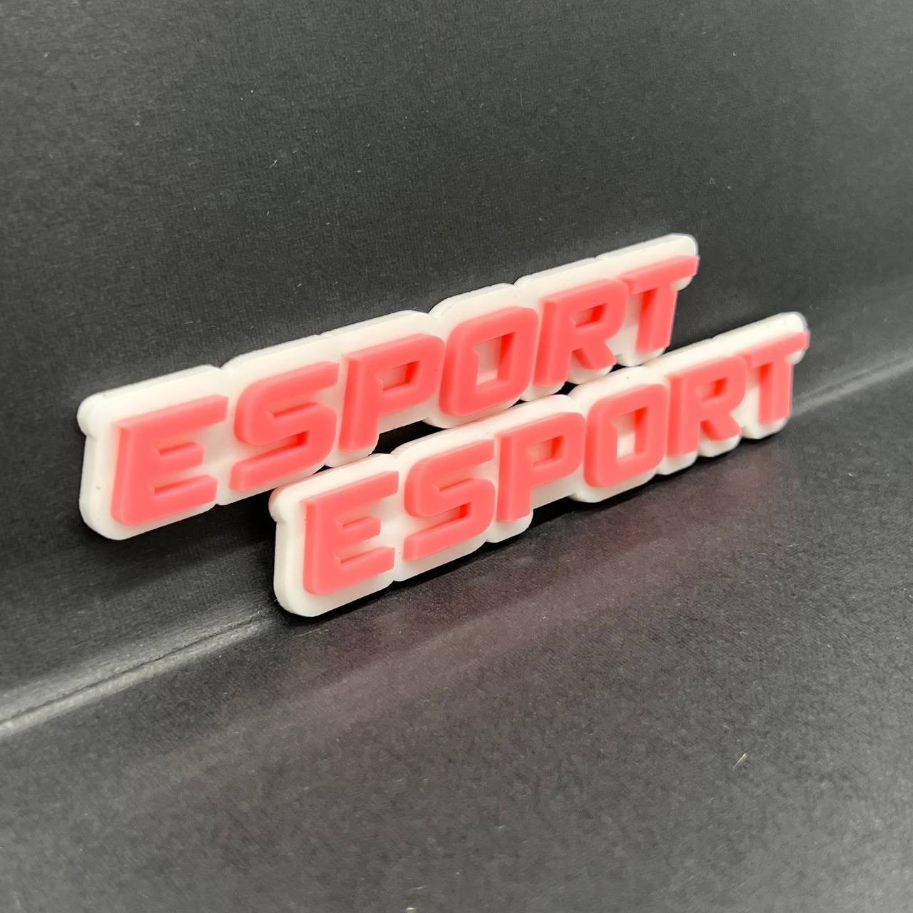 1PC ESPORT Emblem – 3D Acrylic Multicolor Tailgate Fender Car Truck SUV Badge