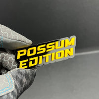 1PC POSSUM EDITION 3D Emblem Multicolor Custom Badge Sticker for Car SUV TRUCK
