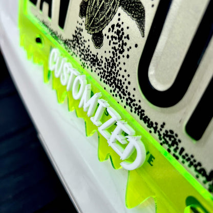 CUSTOM License Plate Frame MULTI COLOR
