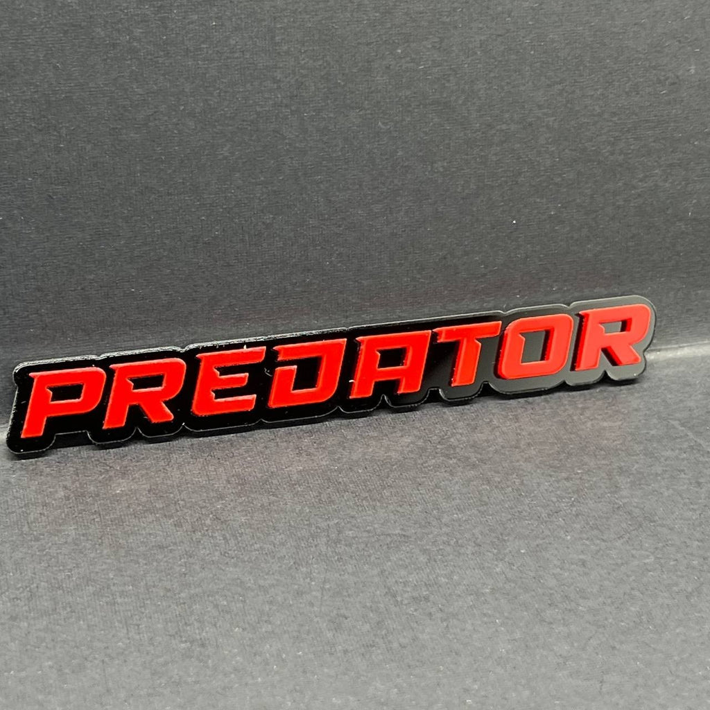 1PC Predator Emblem – Custom 3D Acrylic Multicolor Badge for Ford F-150 & Trucks