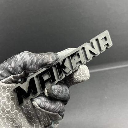 1PC MAKANA Emblem – 3D Acrylic Tailgate or Fender Badge for Truck SUV Car