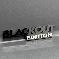 1x BLACKOUT Black Edition Emblem 3D Multicolor Badge 3D Sticker Decal Multicolor