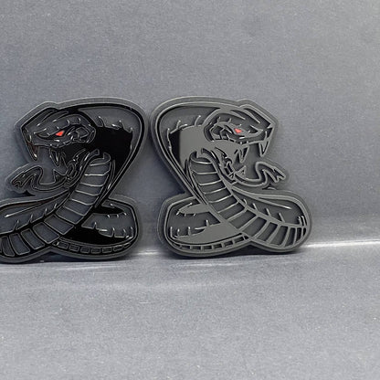 1PC Ford Mustang Shelby GT Cobra Snake Emblem – Acrylic Car Badge Decal