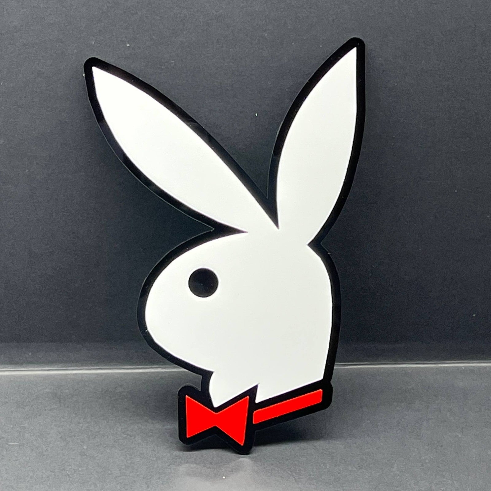 PLAYBOY 3D Acrylic Emblem – Custom Badge for Cars, SUVs & Trucks (1PC)