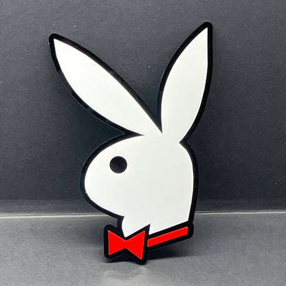 PLAYBOY 3D Acrylic Emblem – Custom Badge for Cars, SUVs & Trucks (1PC)
