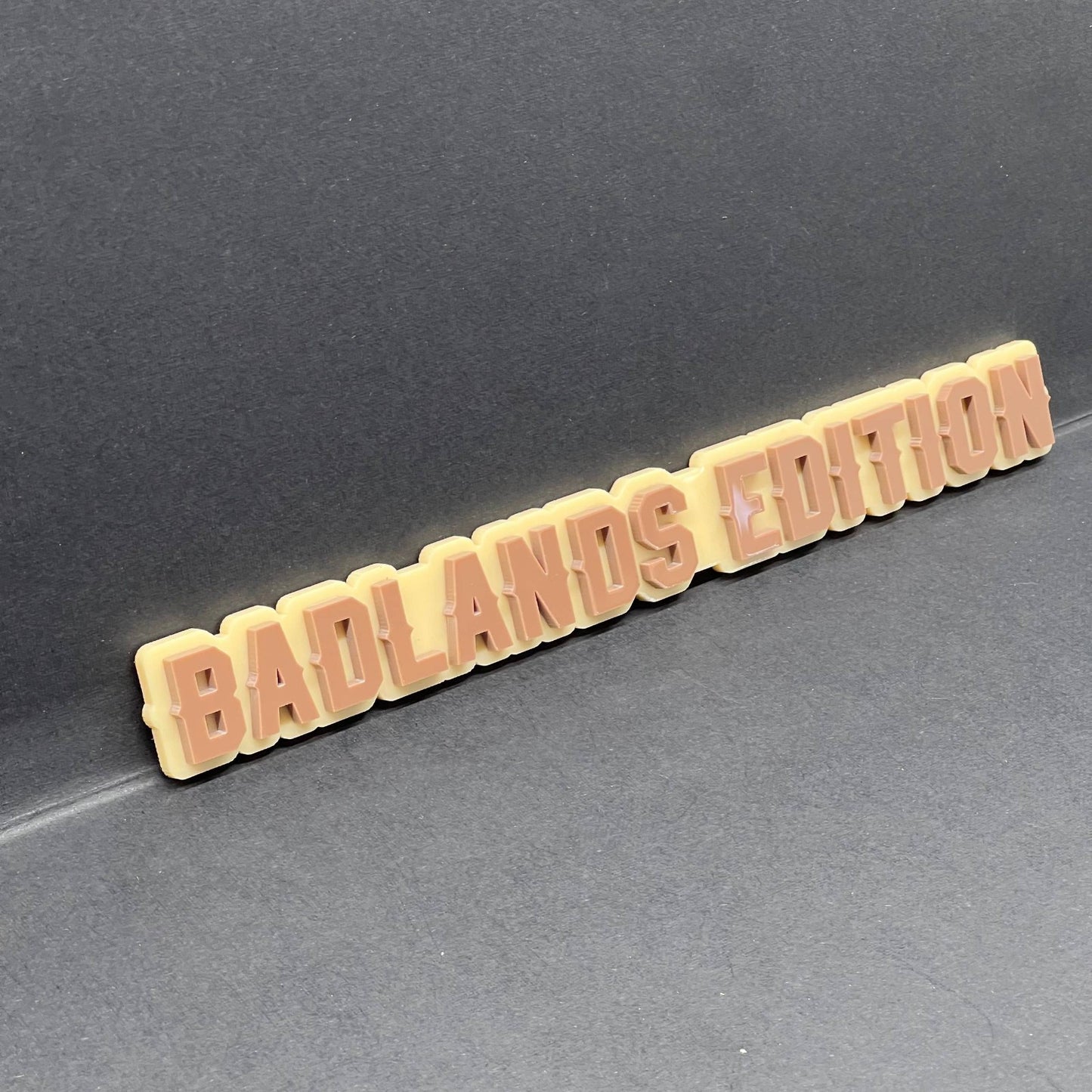 1pc BADLANDS EDITION Multicolor 3D Emblem Custom Acrylic Fender & Tailgate Badge