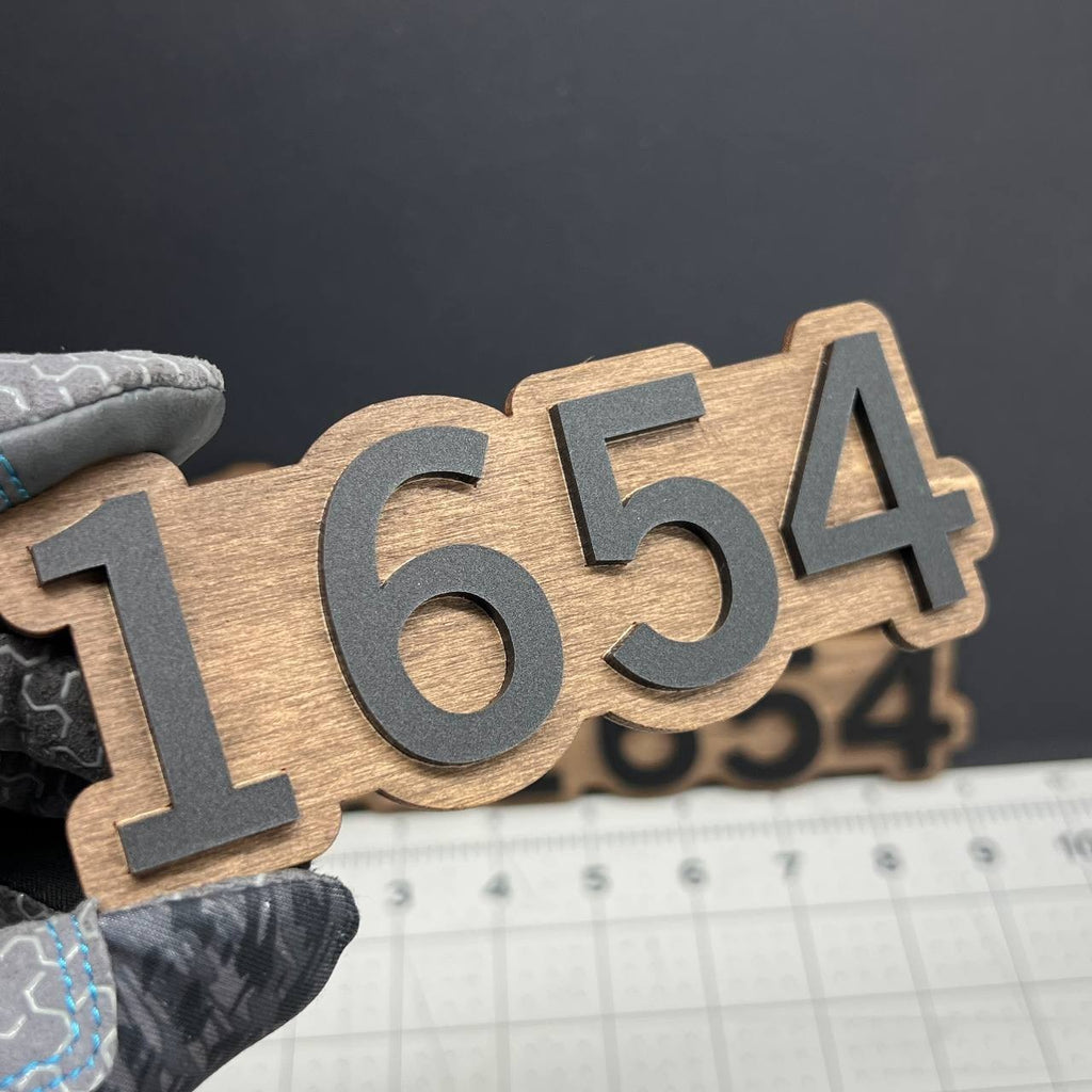 Custom Door Sign Numbers – 3D House Address Plaque Acrylic Home Number Sign