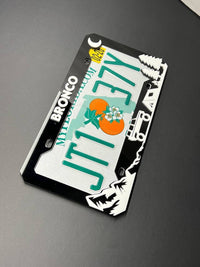 BRONCO Custom LICENSE PLATE FRAME COLOR CHOICE