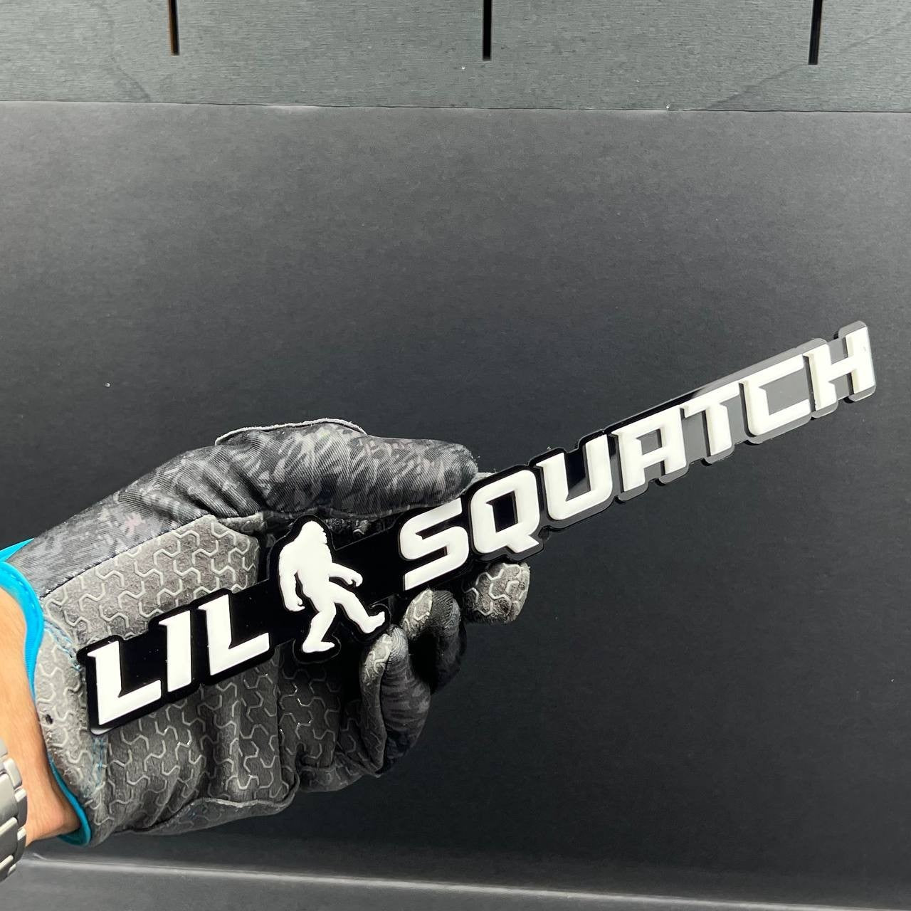 1pc LIL SQUATCH 3D Emblem – Custom Multicolor Acrylic Badge for Car, Truck & SUV