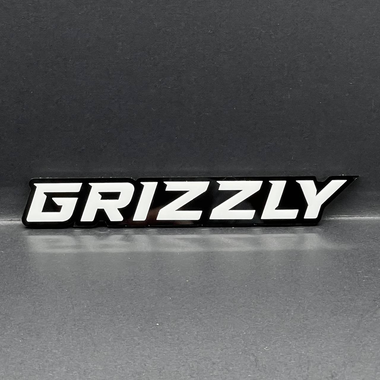 1PCS GRIZZLY Emblem – Custom 3D Multicolor Acrylic Car, Truck & SUV Badge
