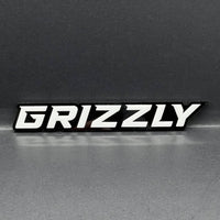 1PCS GRIZZLY Emblem – Custom 3D Multicolor Acrylic Car, Truck & SUV Badge