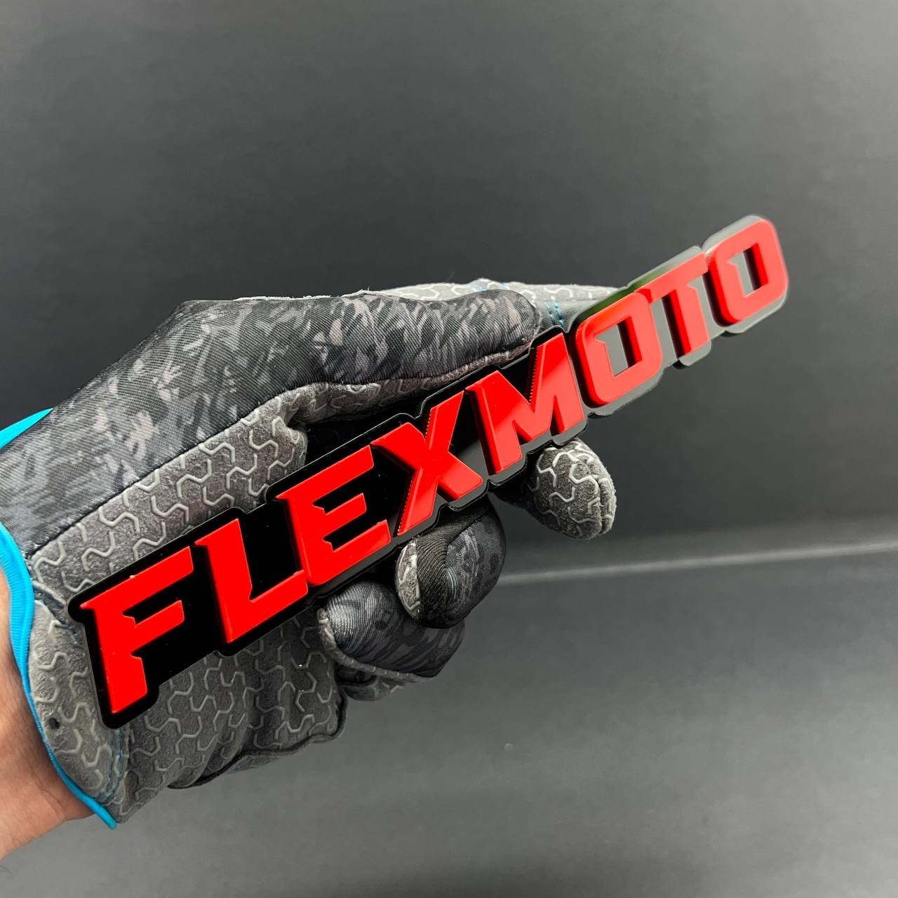 1PC FLEXMOTO Emblem – 3D Acrylic Tailgate or Fender Badge for Truck SUV Car