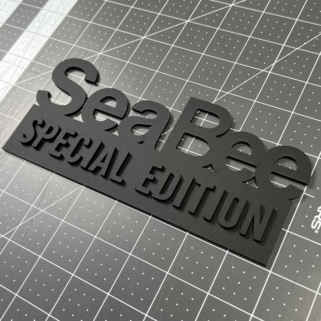 1PCS SEA BEE SPECIAL EDITION Badge – 3D Acrylic Car Truck Sticker Decal