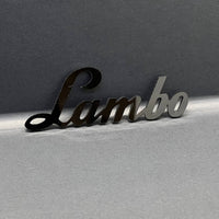 1PC Lamborghini Style Emblem – 3D Lambo Shield Badge Logo for Hood or Trunk