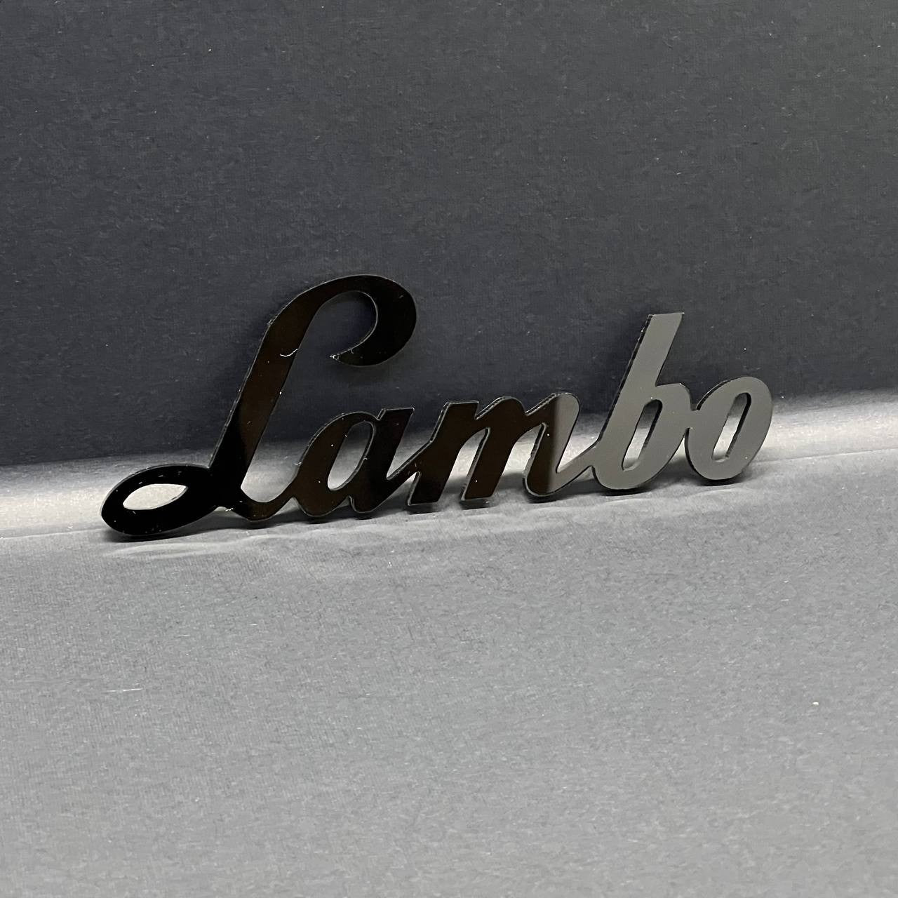 1PC Lamborghini Style Emblem – 3D Lambo Shield Badge Logo for Hood or Trunk