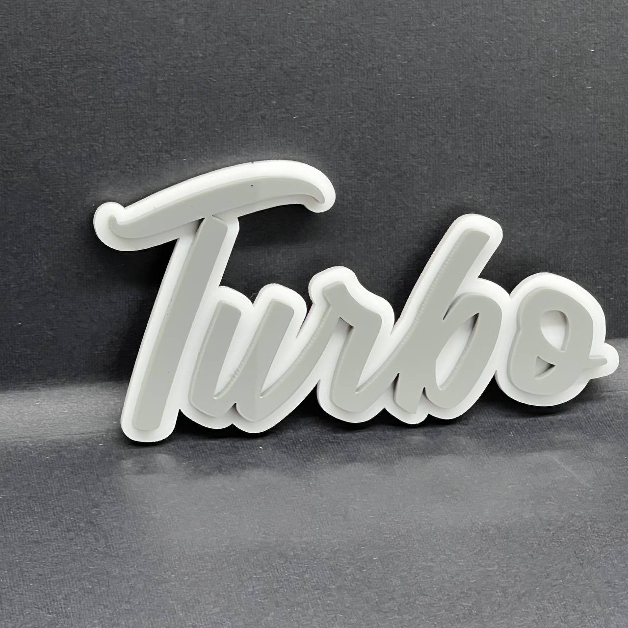 1pcs Turbo Emblem Fender Trunk Car Badge Sticker Decal