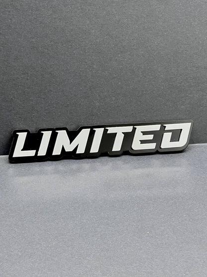 LIMITED Emblem Car/Truck, (2) BADGES, Fender Emblem  Agressive Raging