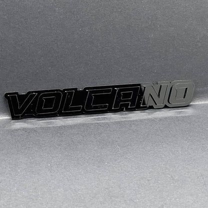 1PC VOLCANO Badge – 3D Acrylic Multicolor Car, Truck & SUV Fender Decal