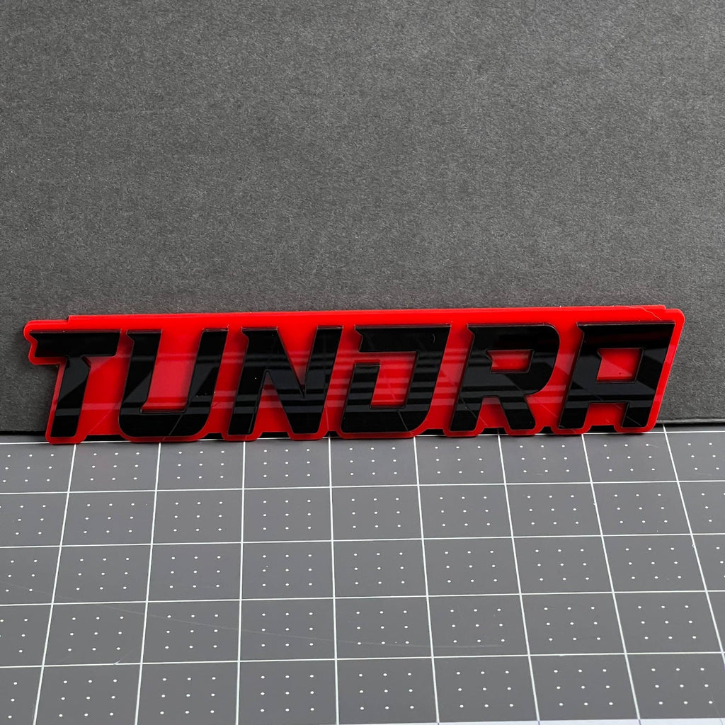 1PC TUNDRA Emblem – Multicolor 3D Acrylic Car & Truck Fender Badge