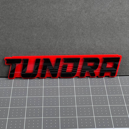 1PC TUNDRA Emblem – Multicolor 3D Acrylic Car & Truck Fender Badge