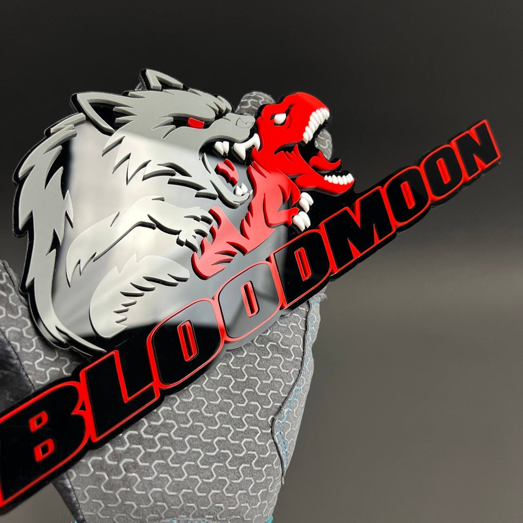 1PCS BLOODMOON 3D Emblem Badge – Acrylic Fender Tailgate Trunk Car Truck Decal