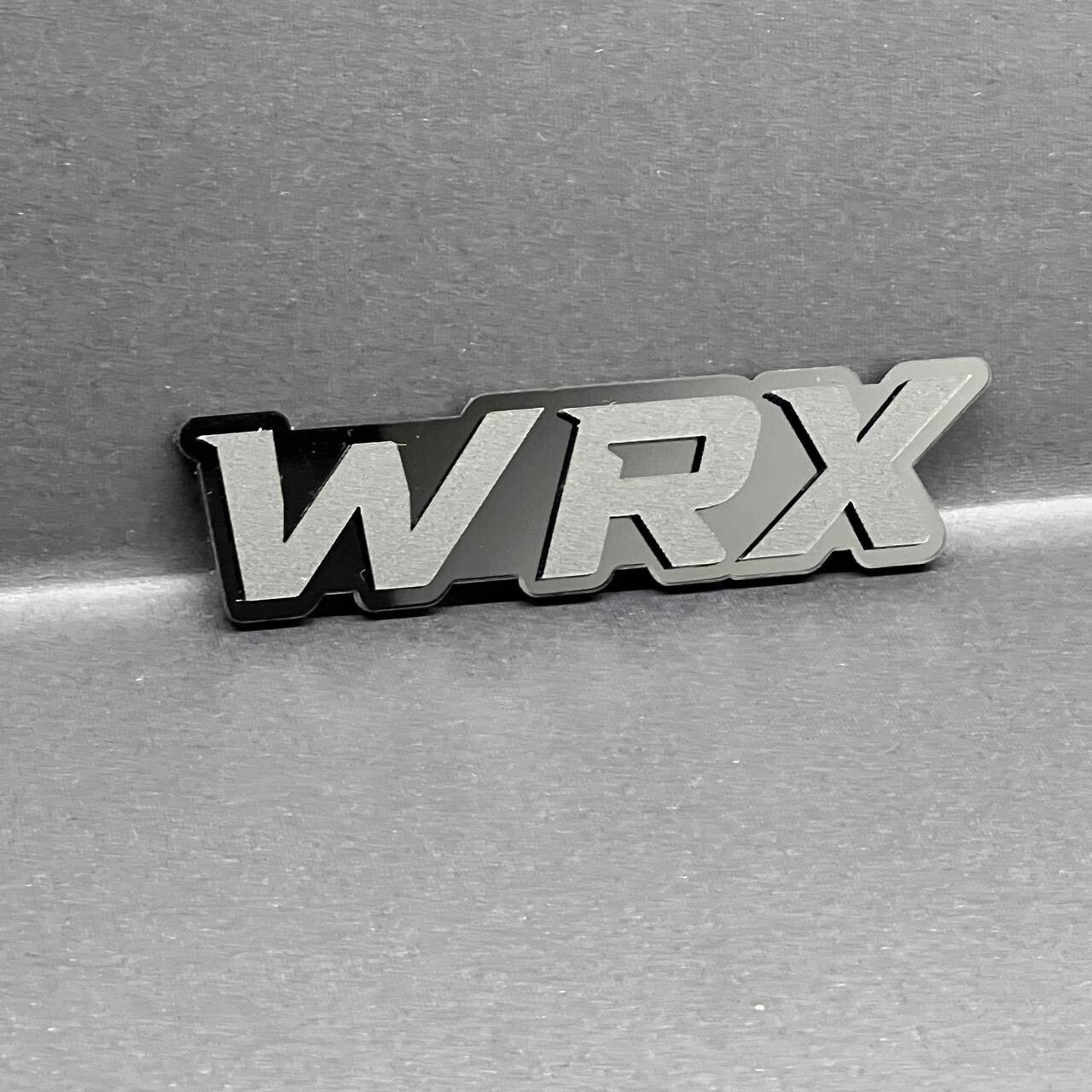 1pc WRX Black Black Mate Emblems WRX Side Fender Badge for WRX Emblem