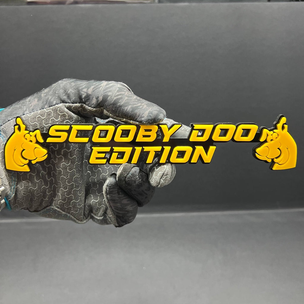 1PC Scooby Doo Edition Emblem – Fun 3D Multicolor Acrylic Car & SUV Badge