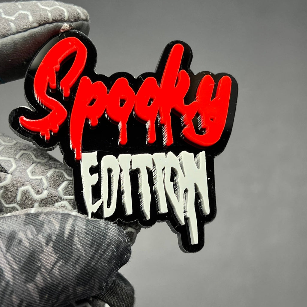 1PC Spooky Edition Emblem – Durable 3D Multicolor Acrylic Tailgate Badge