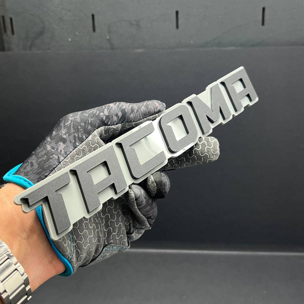 1PC Tacoma Emblem – 3D Custom Acrylic Car Tailgate Fender Badge Decal