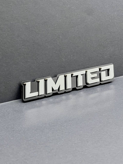 LIMITED Emblem Car/Truck, (2) BADGES, Fender Emblem  Agressive Raging