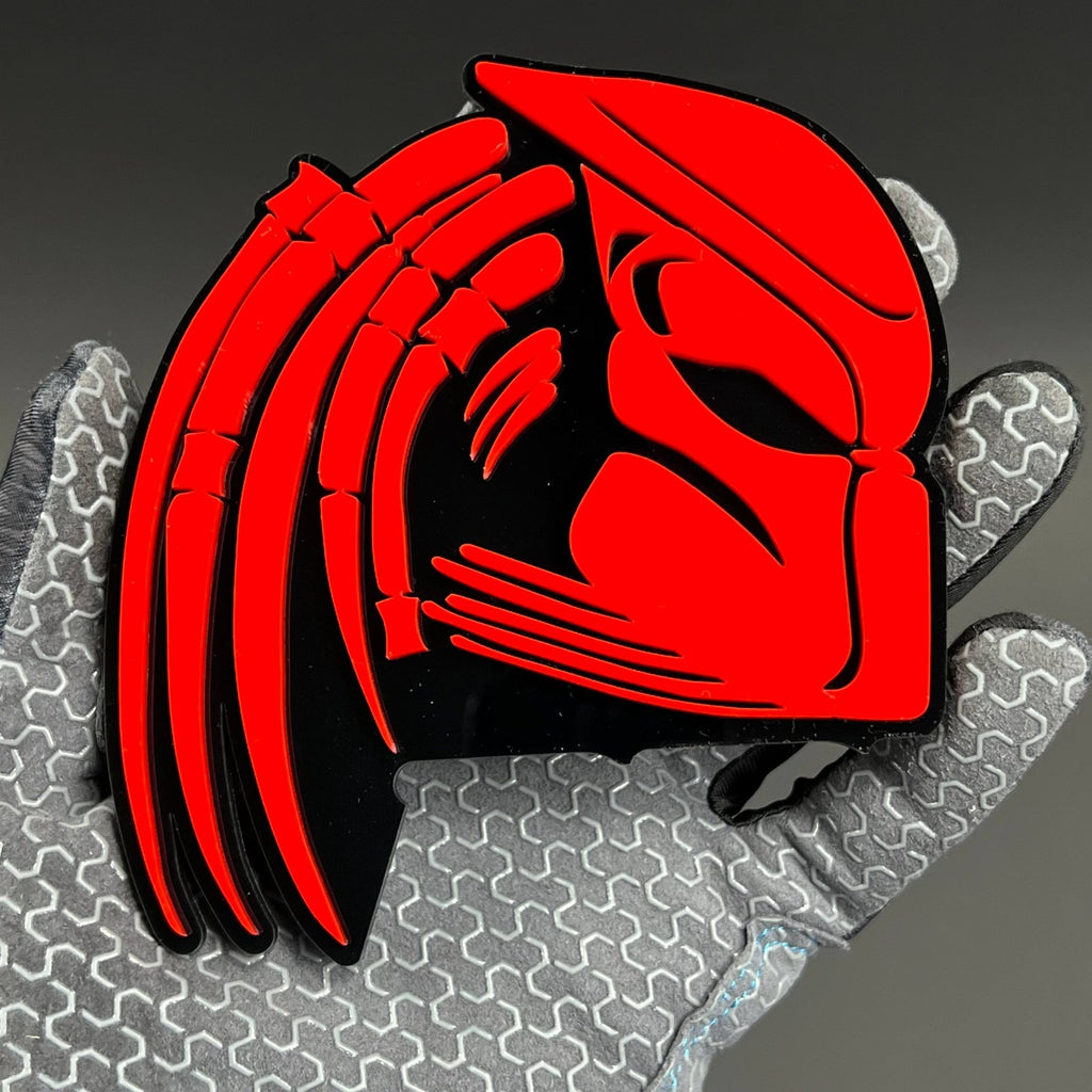 1PC PREDATOR 3D Acrylic Badge – Car Truck Fender Tailgate Trunk Emblem Decal