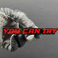 1PC YOU CAN TRY Emblem – Durable 3D Acrylic Car & Truck Exterior Decal
