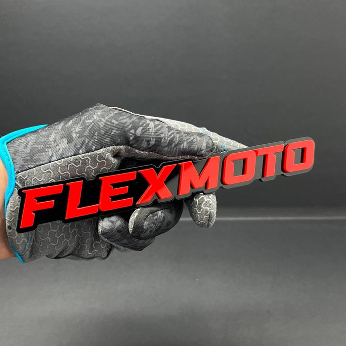 1PC FLEXMOTO Emblem – 3D Acrylic Tailgate or Fender Badge for Truck SUV Car