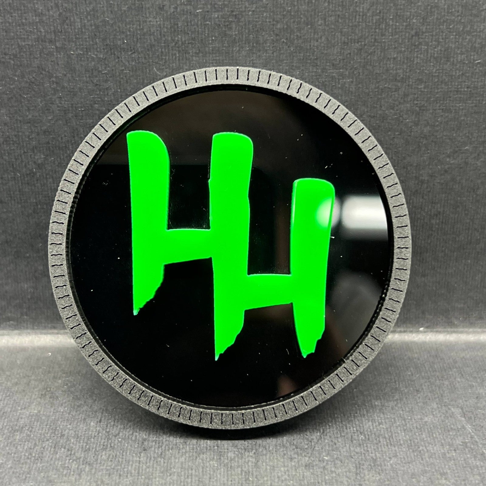 1x MONSTER RATED Multicolor 3D Car Emblem – Durable Acrylic Fender & Trunk Decal
