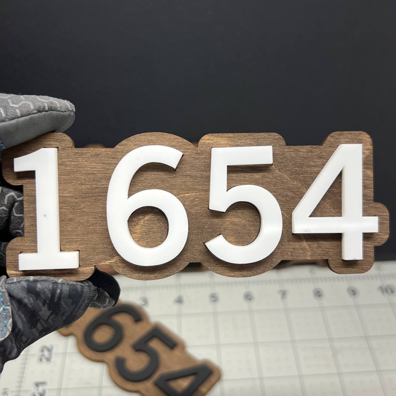 Custom Door Sign Numbers – 3D House Address Plaque Acrylic Home Number Sign