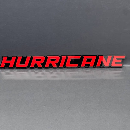 1PC HURRICANE 3D Emblem Multicolor Custom Badge Sticker for Car SUV TRUCK