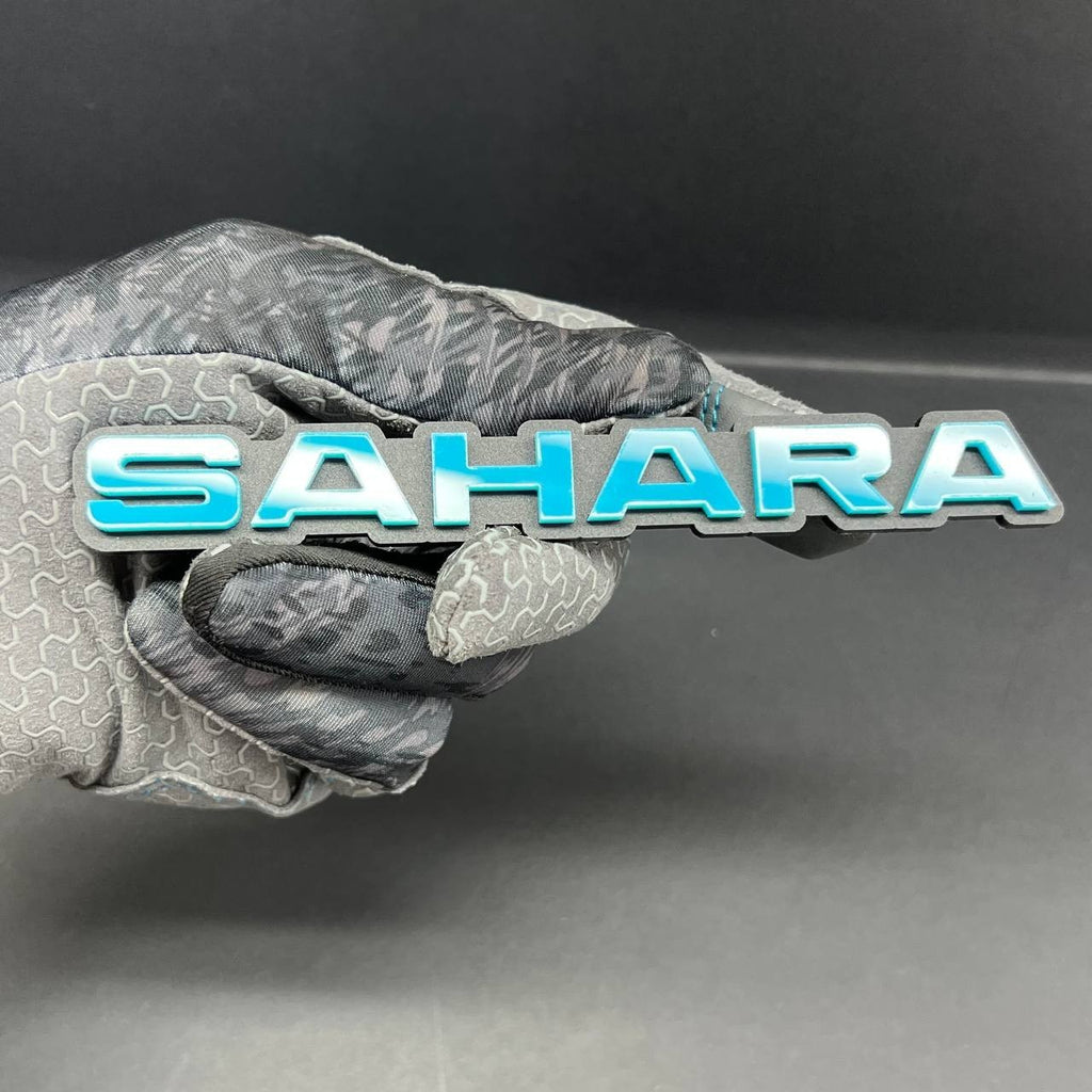 1PC SAHARA 3D multicolor emblem for Jeep Wrangler Sahara Multicolor