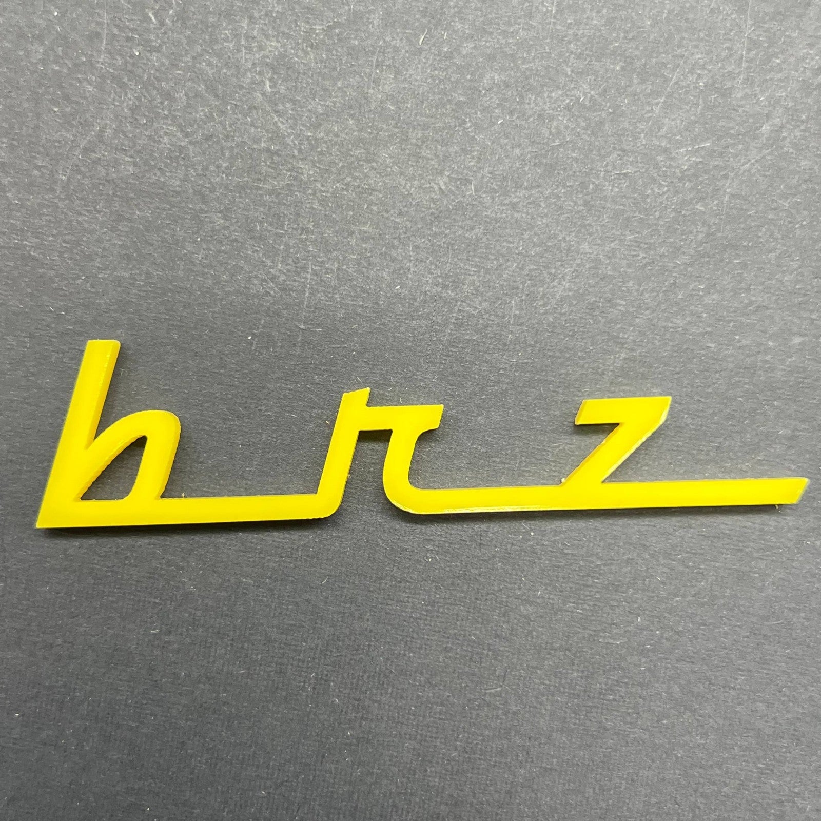 1pc BRZ 3D Emblem Badge – Multicolor Acrylic Car Exterior Decal for Subaru BRZ