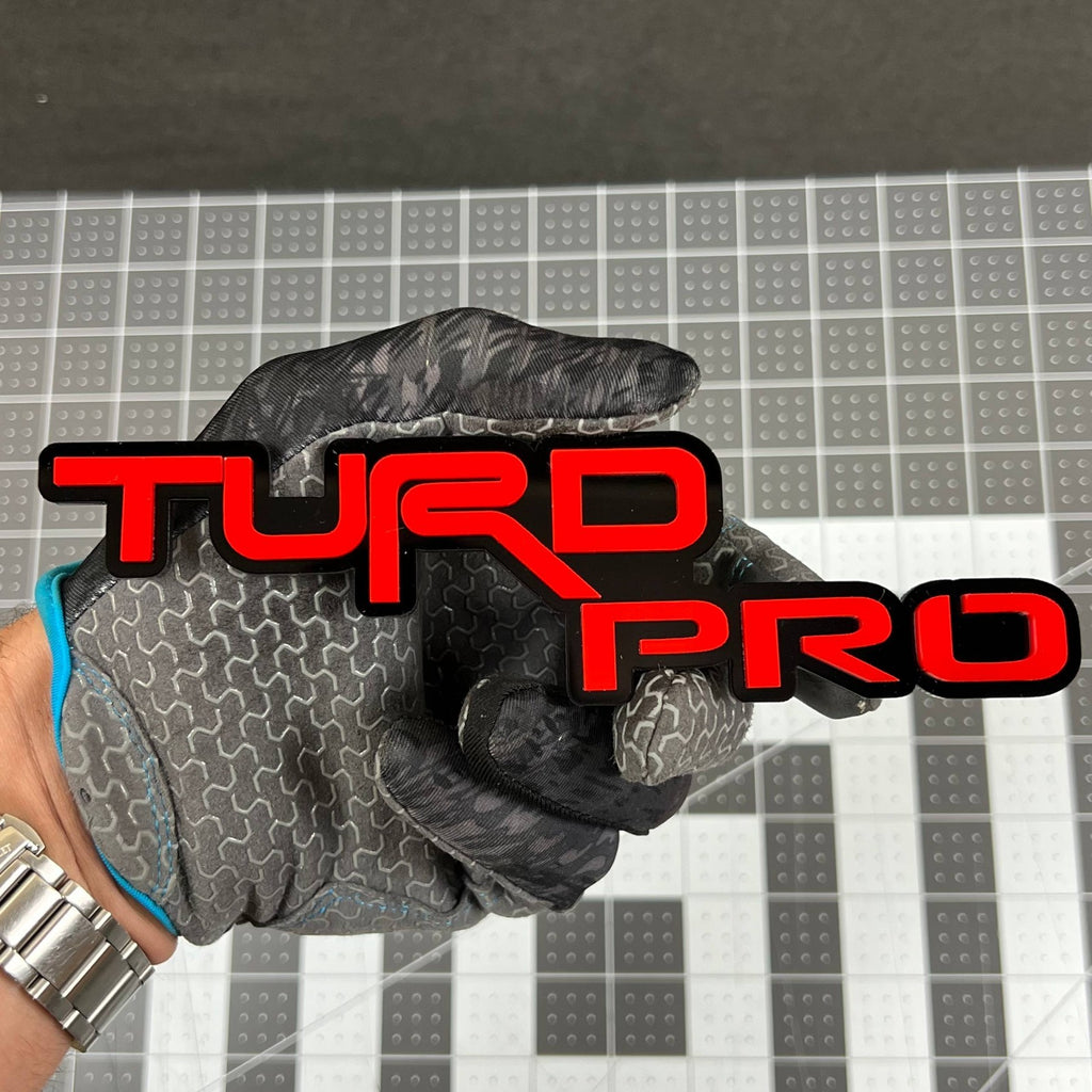 1PC TRD PRO Emblem – Durable 3D Acrylic Multicolor Fender & Tailgate Badge