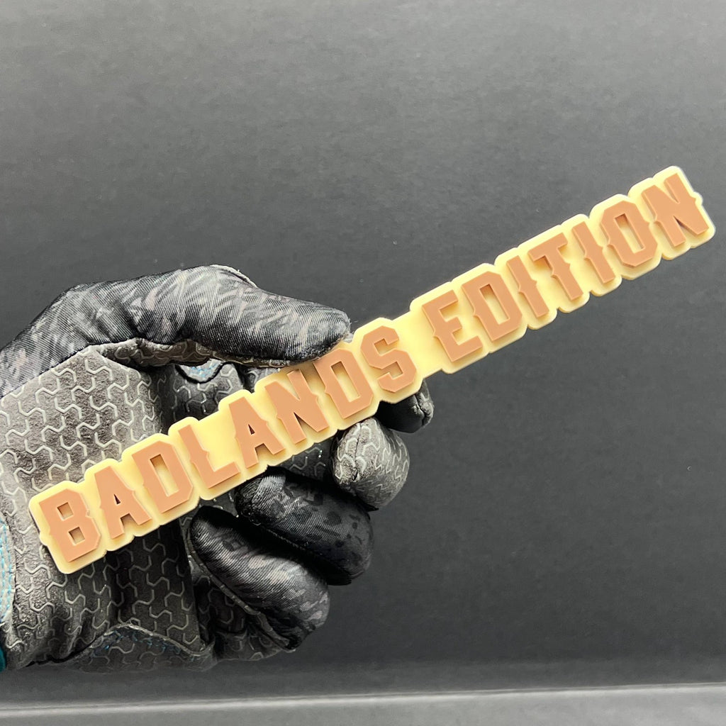 1pc BADLANDS EDITION Multicolor 3D Emblem Custom Acrylic Fender & Tailgate Badge
