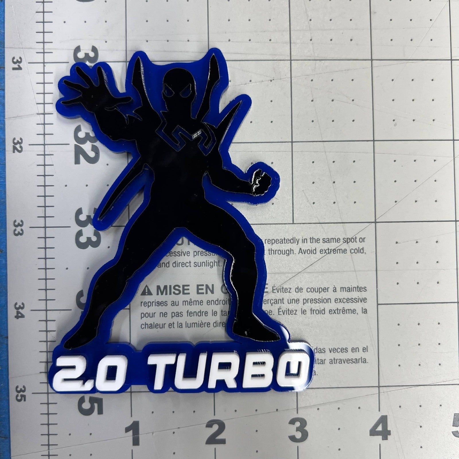 1PC Spider-Man Emblem – Custom 3D Multicolor Acrylic Car & SUV Badge