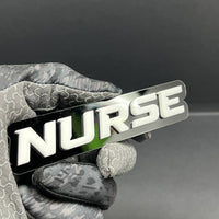 1PC NURSE Emblem – Acrylic Tailgate or Fender Badge for Car, SUV, Truck