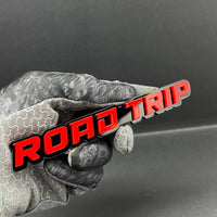 1PC ROAD TRIP Emblem – 3D Multicolor Acrylic Car Badge Decal for Fender Tailgate