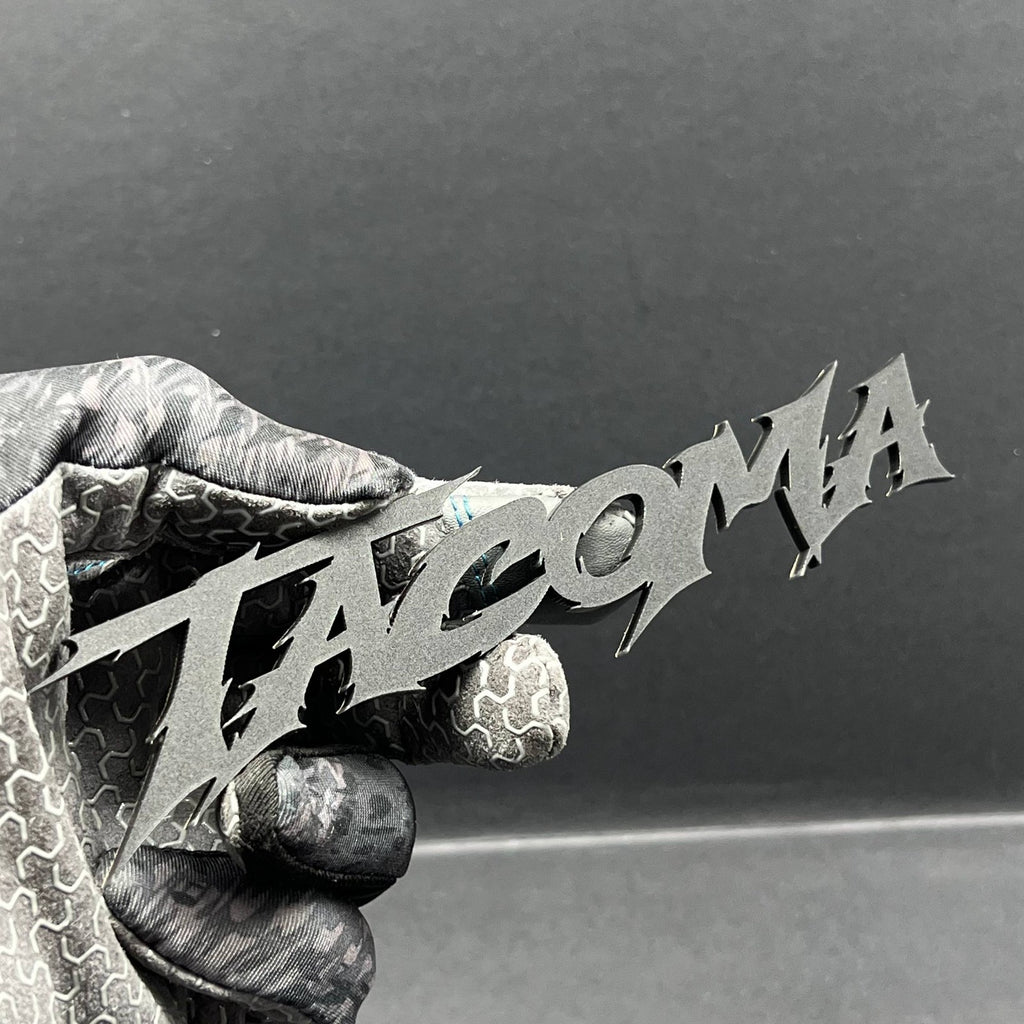 1pc TACOMA Multicolor 3D Car Emblem Easy Install Acrylic Trunk & Fender Sticker