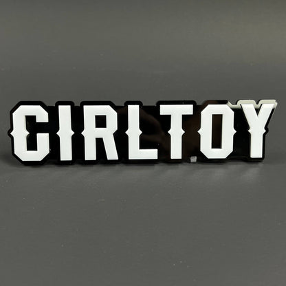1PCS GIRLTOY Emblem Badge – 3D Acrylic Car Truck Fender Tailgate Trunk Decal