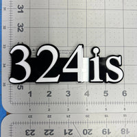 1pcs 324is 3D Emblem – Custom Acrylic Fender & Tailgate Badge for BMW Cars