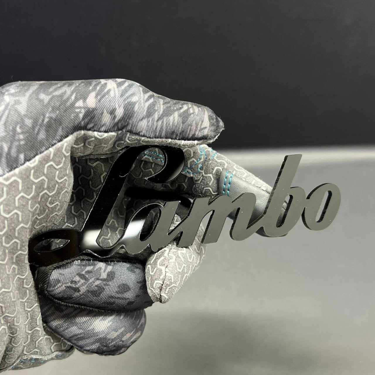 1PC Lamborghini Style Emblem – 3D Lambo Shield Badge Logo for Hood or Trunk