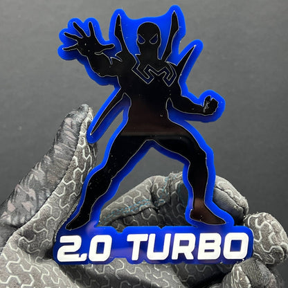 1PC Spider-Man Emblem – Custom 3D Multicolor Acrylic Car & SUV Badge