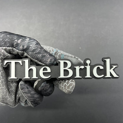 1PC The Brick Emblem – 3D Multicolor Acrylic Car & SUV Fender Badge
