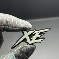 1pc XE Multicolor 3D Car Emblem – Durable Acrylic Fender & Trunk Decal